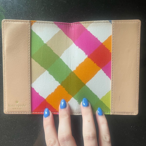 Pink Kate Spade Passport Case - Picture 2 of 3